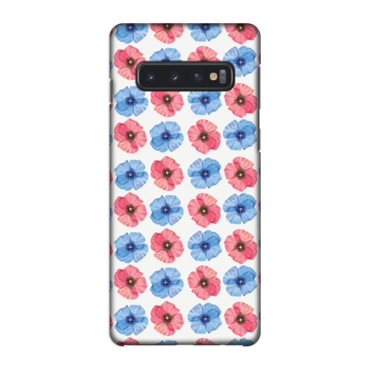 Klaproosjes: Samsung Galaxy S10 4G Volledig Geprint Hoesje