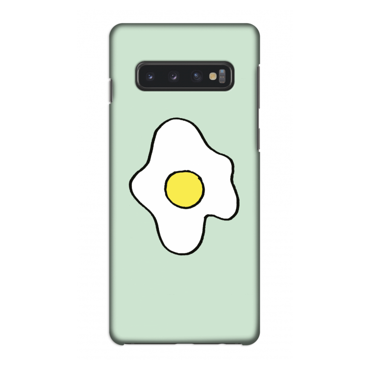 Spiegelei: Samsung Galaxy S10 4G Volledig Geprint Hoesje