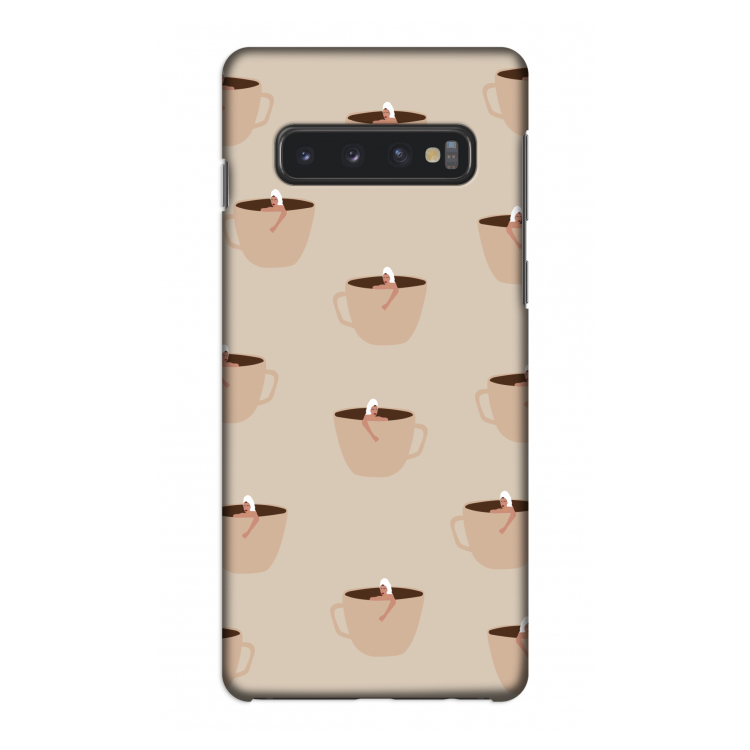 Morning coffee: Samsung Galaxy S10 4G Volledig Geprint Hoesje
