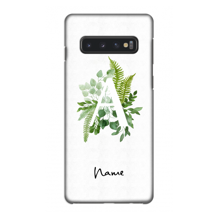 Green Brush: Samsung Galaxy S10 4G Volledig Geprint Hoesje