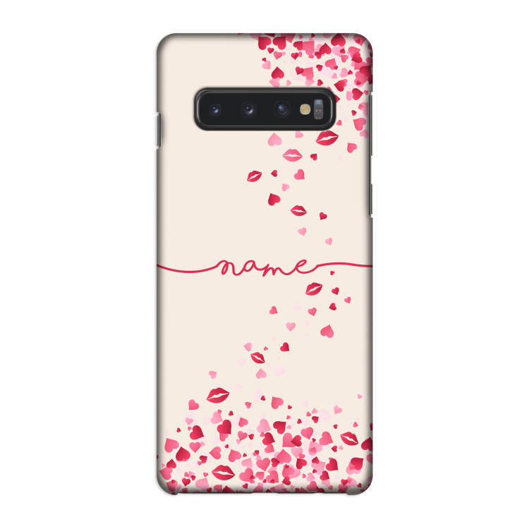 Hartjes en kusjes: Samsung Galaxy S10 4G Volledig Geprint Hoesje