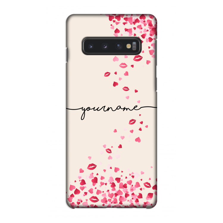 Hartjes en kusjes: Samsung Galaxy S10 4G Volledig Geprint Hoesje