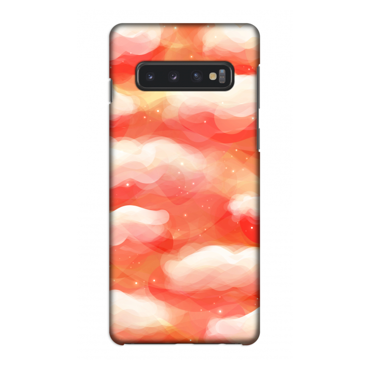 Lichte Wolken: Samsung Galaxy S10 4G Volledig Geprint Hoesje