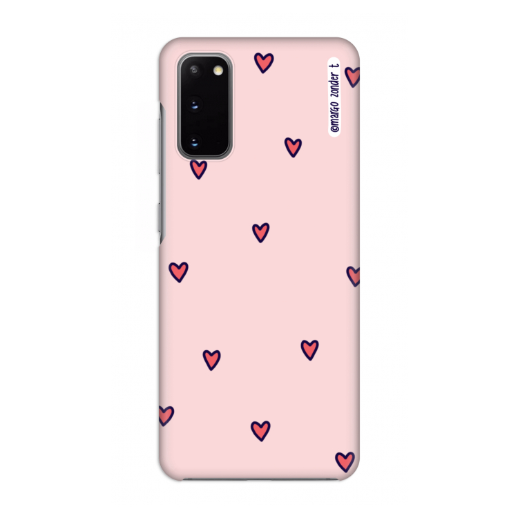 Hartjes: Volledig geprint Samsung Galaxy S20 Hoesje