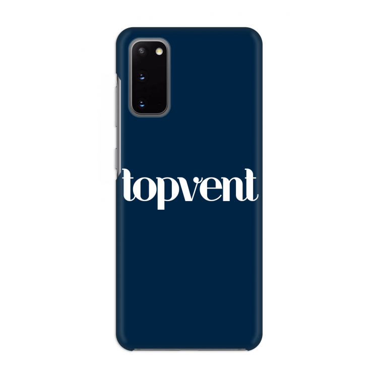 Topvent Navy: Volledig geprint Samsung Galaxy S20 Hoesje