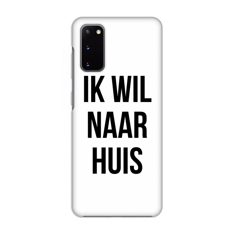 Ik wil naar huis: Volledig geprint Samsung Galaxy S20 Hoesje