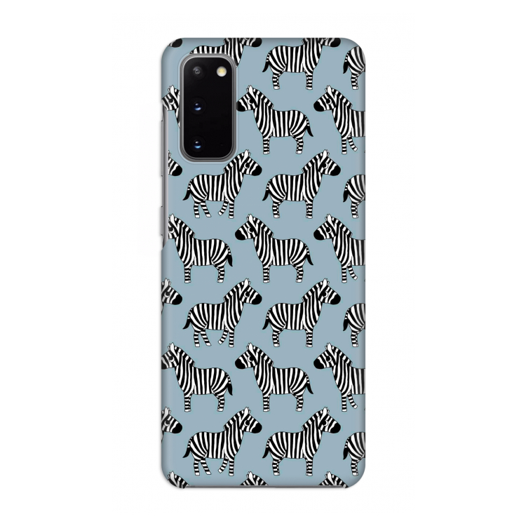 Zebra: Volledig geprint Samsung Galaxy S20 Hoesje