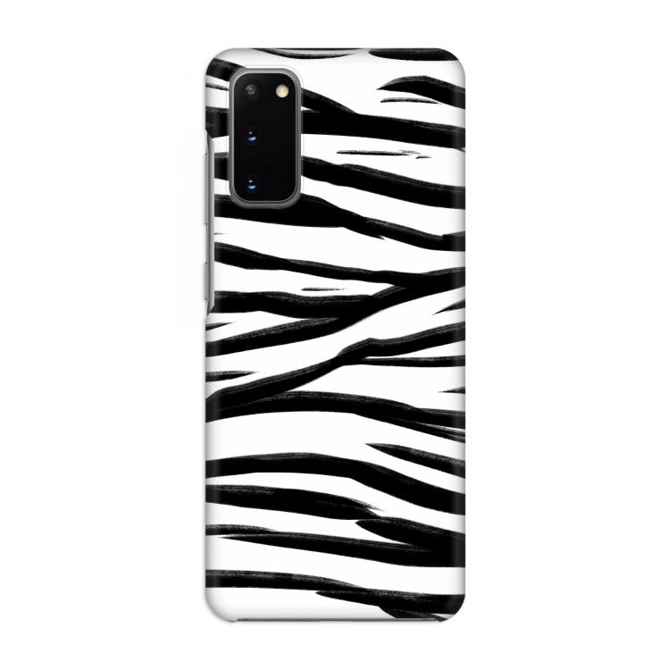 Zebra pattern: Volledig geprint Samsung Galaxy S20 Hoesje