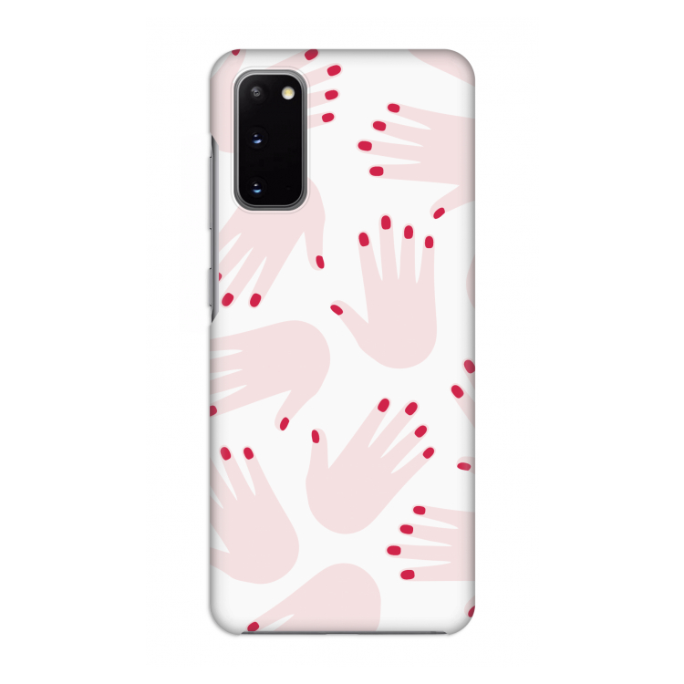 Hands pink: Volledig geprint Samsung Galaxy S20 Hoesje