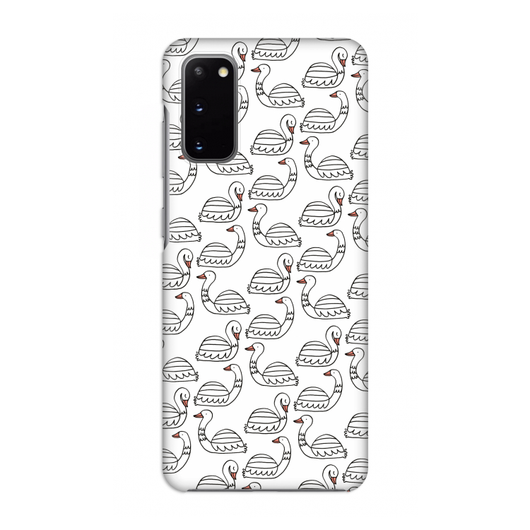 Zwanen: Volledig geprint Samsung Galaxy S20 Hoesje