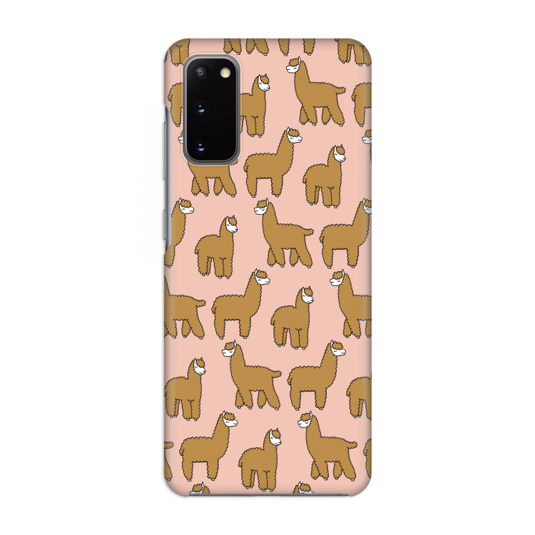 Alpacas: Volledig geprint Samsung Galaxy S20 Hoesje
