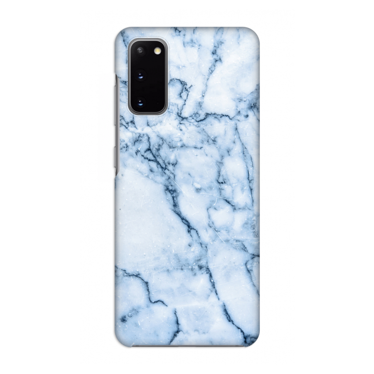 Blauw marmer: Volledig geprint Samsung Galaxy S20 Hoesje