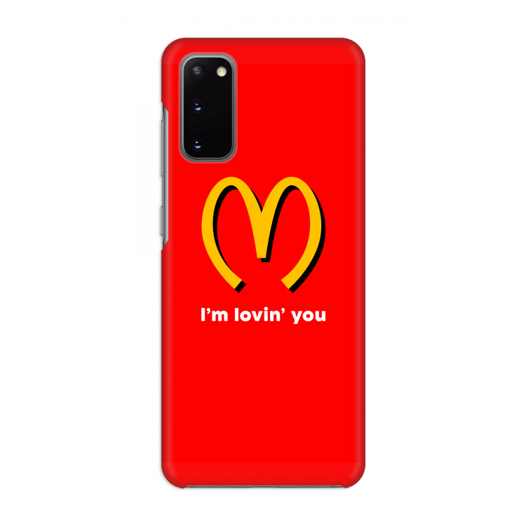 I'm lovin' you: Volledig geprint Samsung Galaxy S20 Hoesje