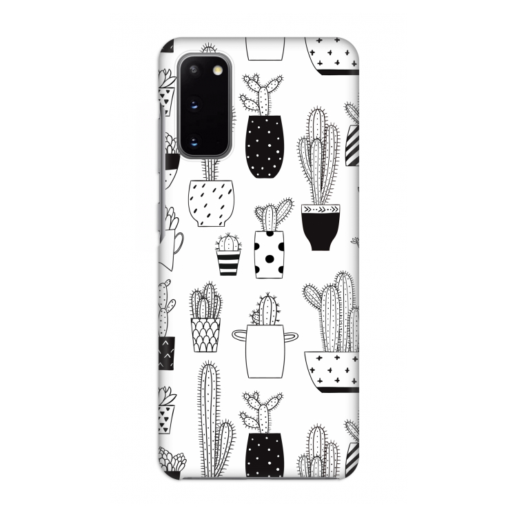 Cactusmotief: Volledig geprint Samsung Galaxy S20 Hoesje