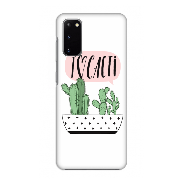 I love cacti: Volledig geprint Samsung Galaxy S20 Hoesje