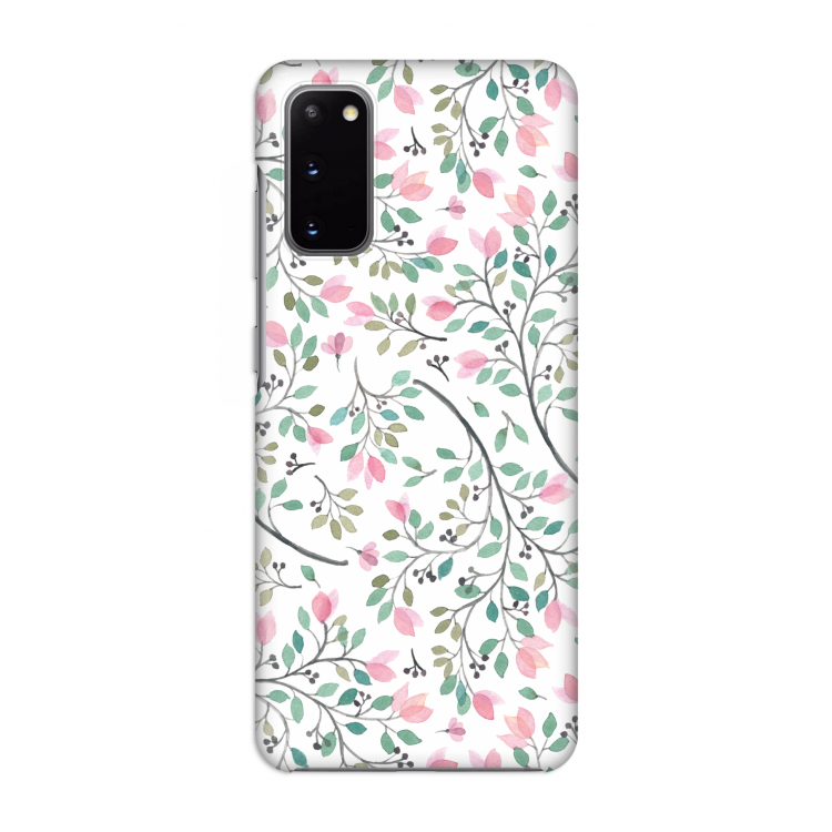 Sierlijke bloemen: Volledig geprint Samsung Galaxy S20 Hoesje
