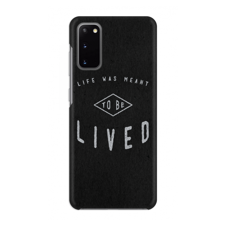 To be lived: Volledig geprint Samsung Galaxy S20 Hoesje