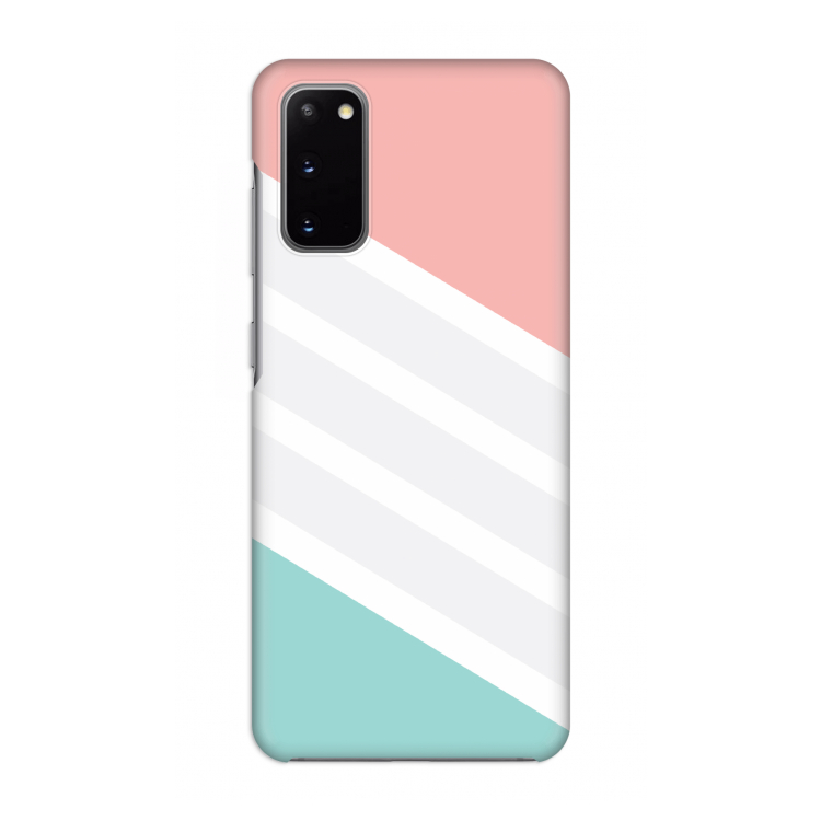 Strepen pastel: Volledig geprint Samsung Galaxy S20 Hoesje