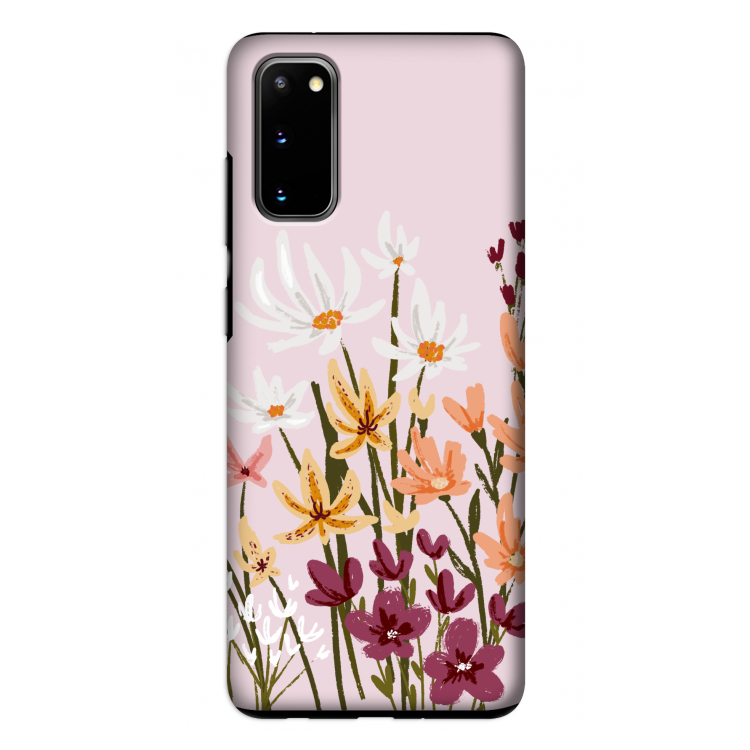 Painted wildflowers: Samsung Galaxy S20 Tough Case