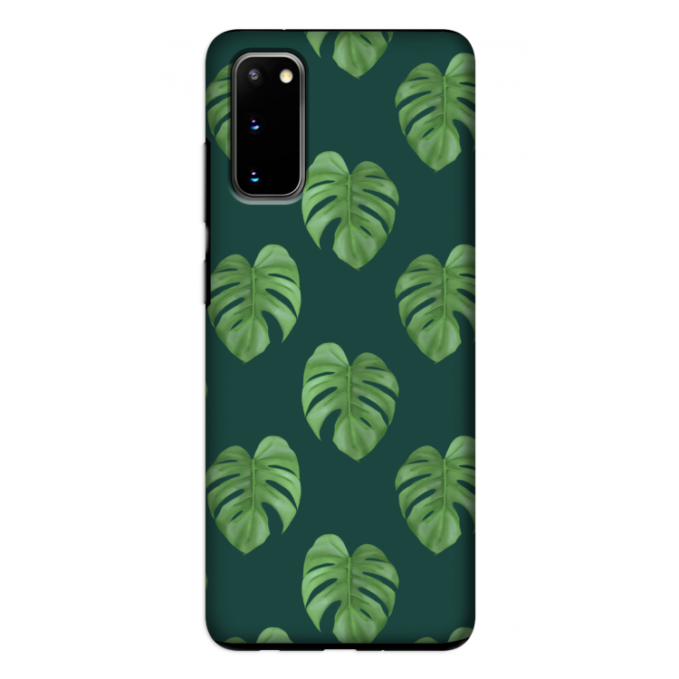 Monstera leaves: Samsung Galaxy S20 Tough Case