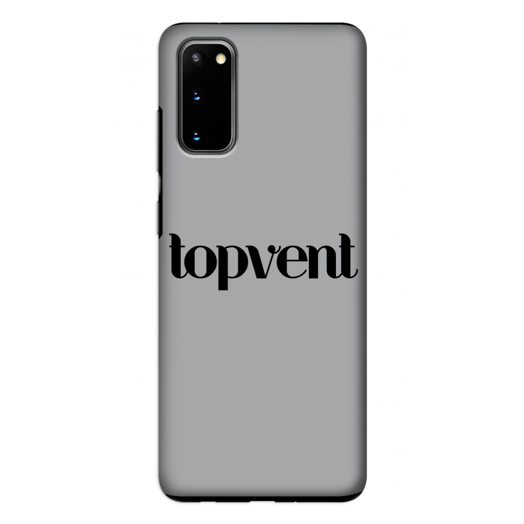 Topvent Grijs Zwart: Samsung Galaxy S20 Tough Case