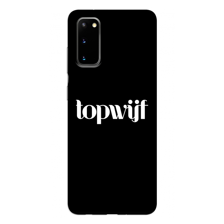Topwijf Zwart: Samsung Galaxy S20 Tough Case