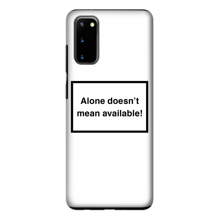 Alone: Samsung Galaxy S20 Tough Case