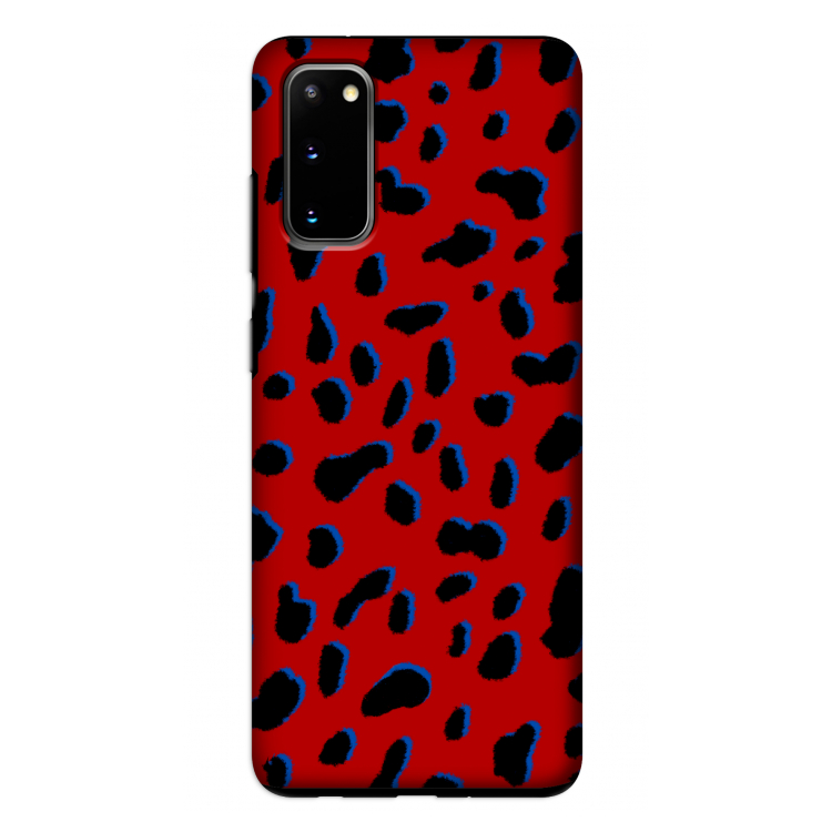 Red Leopard: Samsung Galaxy S20 Tough Case