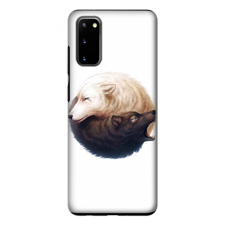 Yin Yang Wolves: Samsung Galaxy S20 Tough Case