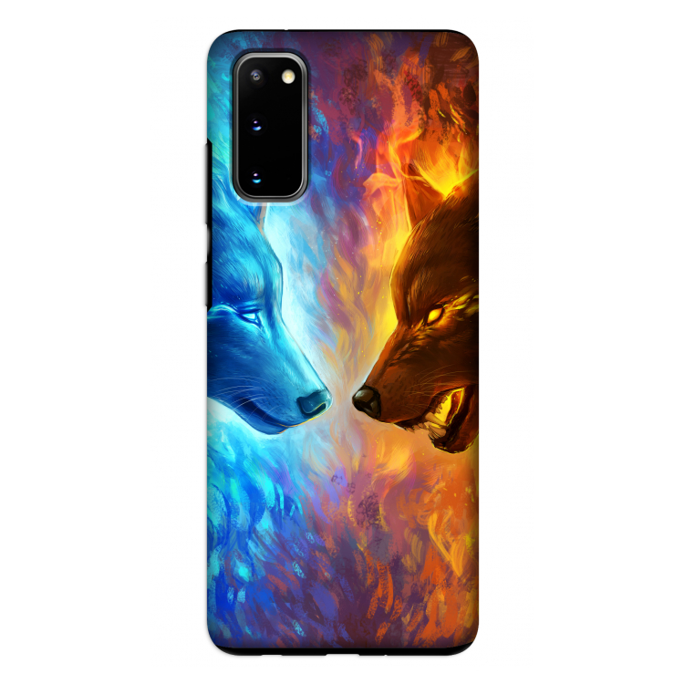 Fire & Ice: Samsung Galaxy S20 Tough Case