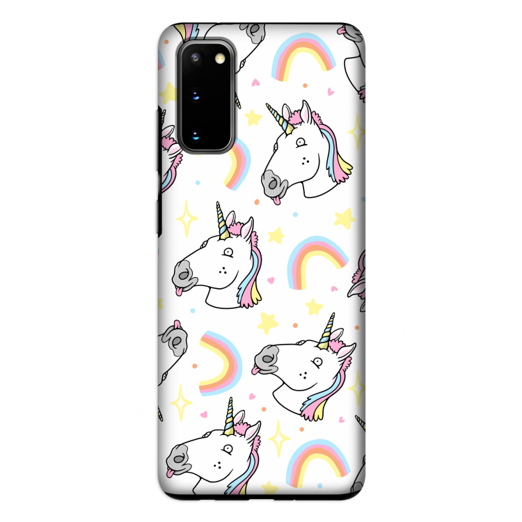 Rainbow Unicorn: Samsung Galaxy S20 Tough Case