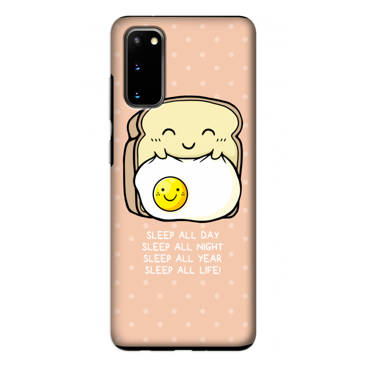 Sleep All Day: Samsung Galaxy S20 Tough Case