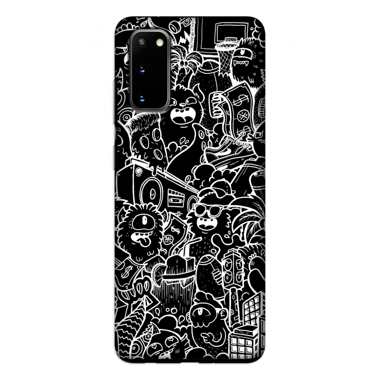 Vexx Black City : Samsung Galaxy S20 Tough Case