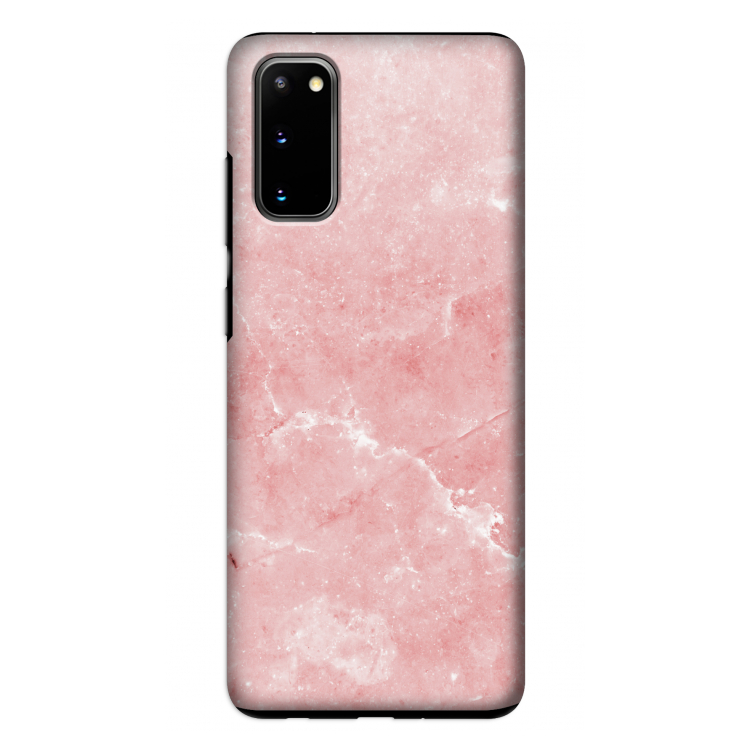 Roze marmer: Samsung Galaxy S20 Tough Case
