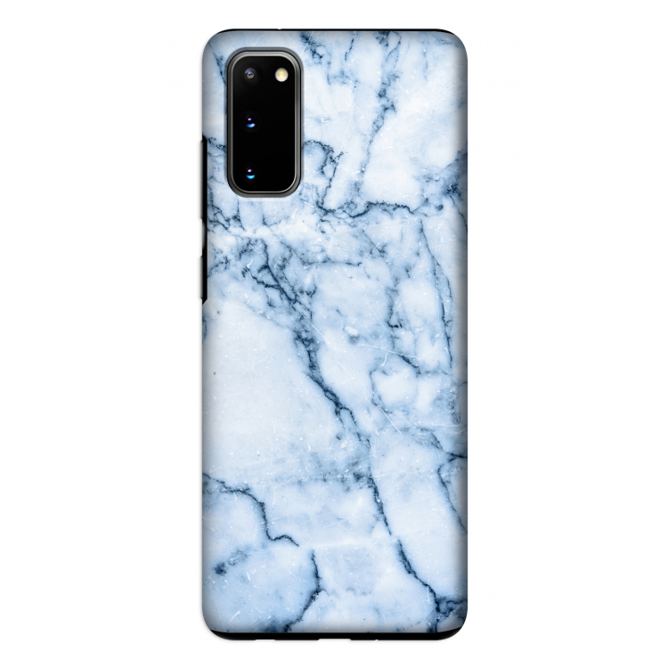 Blauw marmer: Samsung Galaxy S20 Tough Case