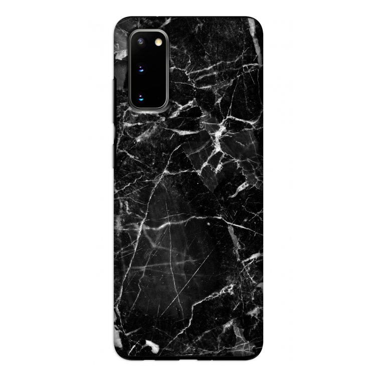 Zwart Marmer 2: Samsung Galaxy S20 Tough Case