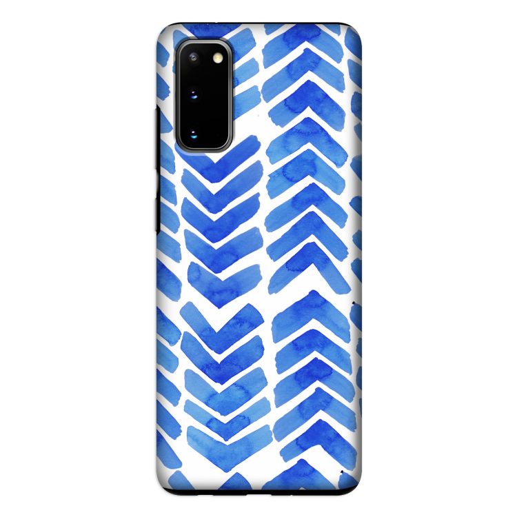 Blauwe pijlen: Samsung Galaxy S20 Tough Case