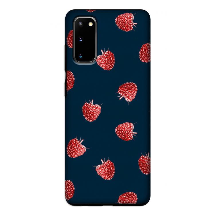 Framboosjes: Samsung Galaxy S20 Tough Case