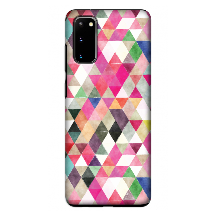 Gekleurde driehoekjes: Samsung Galaxy S20 Tough Case