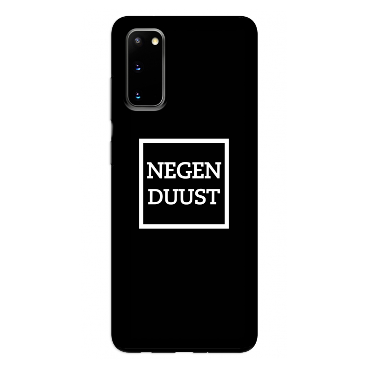 Negenduust black: Samsung Galaxy S20 Tough Case