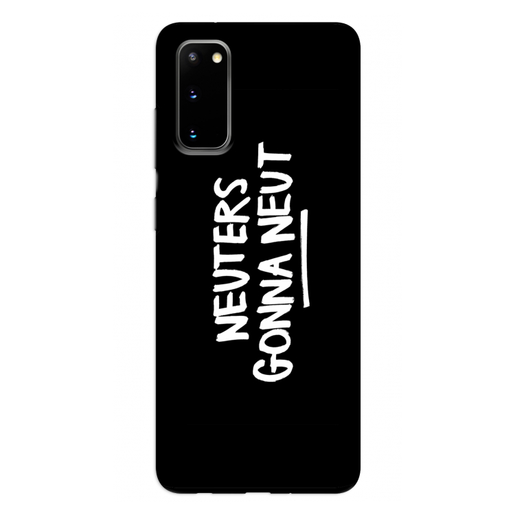 Neuters (zwart): Samsung Galaxy S20 Tough Case