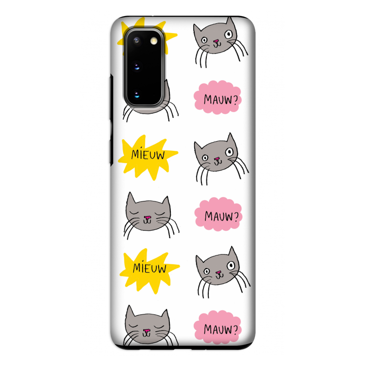 Meow: Samsung Galaxy S20 Tough Case