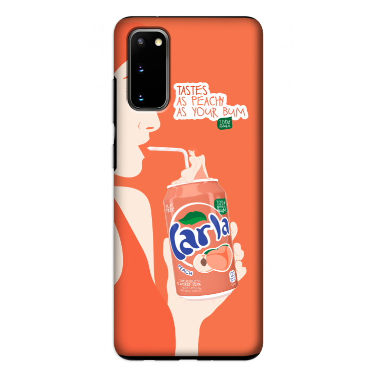 Peach please!: Samsung Galaxy S20 Tough Case