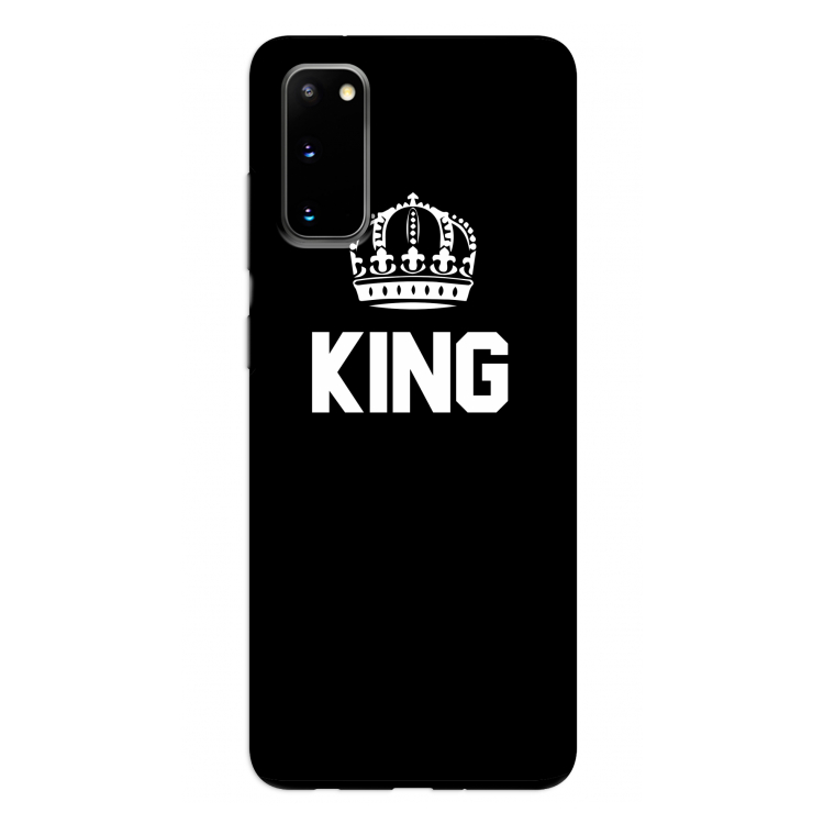 King zwart: Samsung Galaxy S20 Tough Case