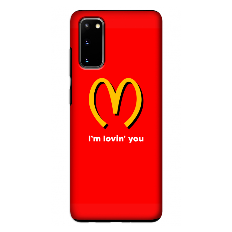 I'm lovin' you: Samsung Galaxy S20 Tough Case