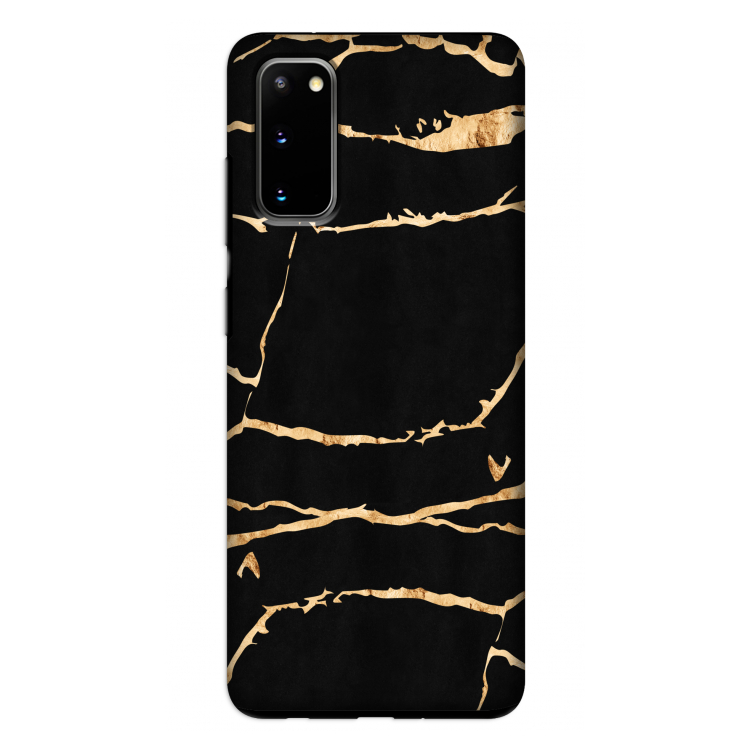 Gouden marmer: Samsung Galaxy S20 Tough Case