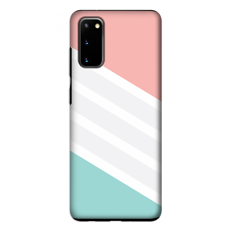 Strepen pastel: Samsung Galaxy S20 Tough Case