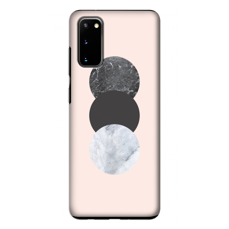 Marmeren cirkels: Samsung Galaxy S20 Tough Case