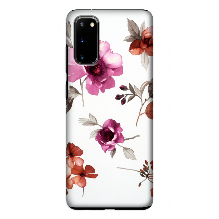 Geschilderde bloemen: Samsung Galaxy S20 Tough Case