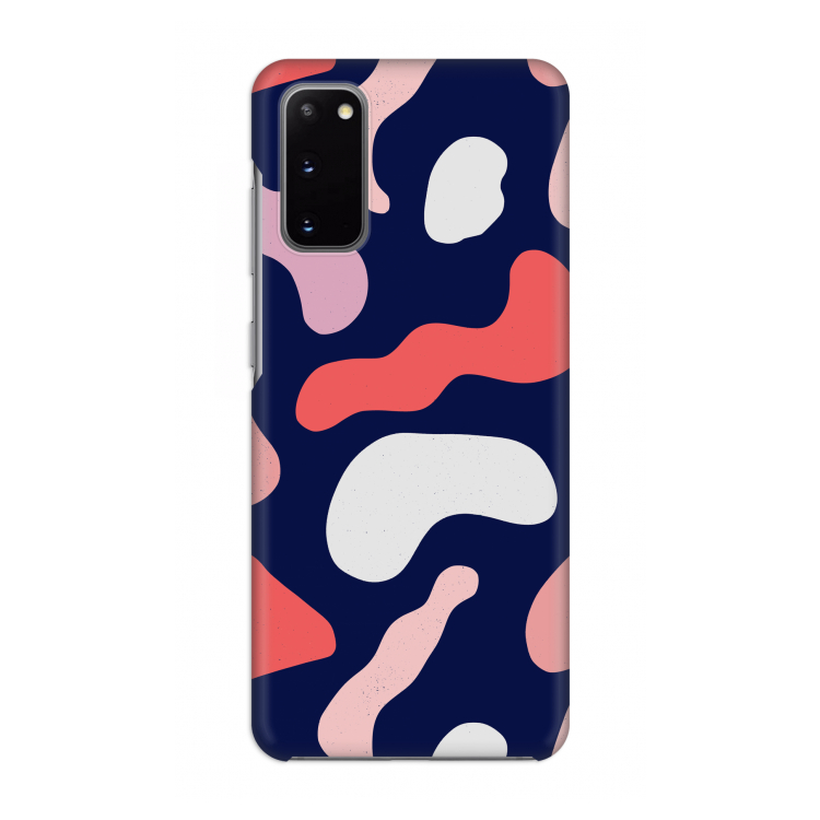Memphis Shapes Pink: Volledig geprint Samsung Galaxy S20 Hoesje